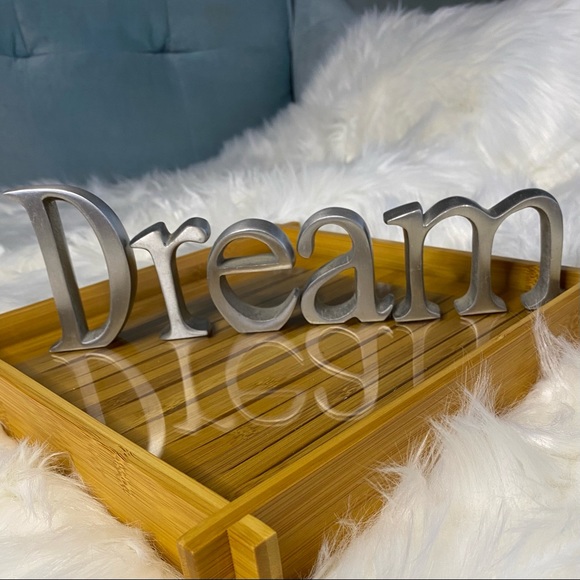 Other - DREAM - Metal Letters - Silver Color - Heavy